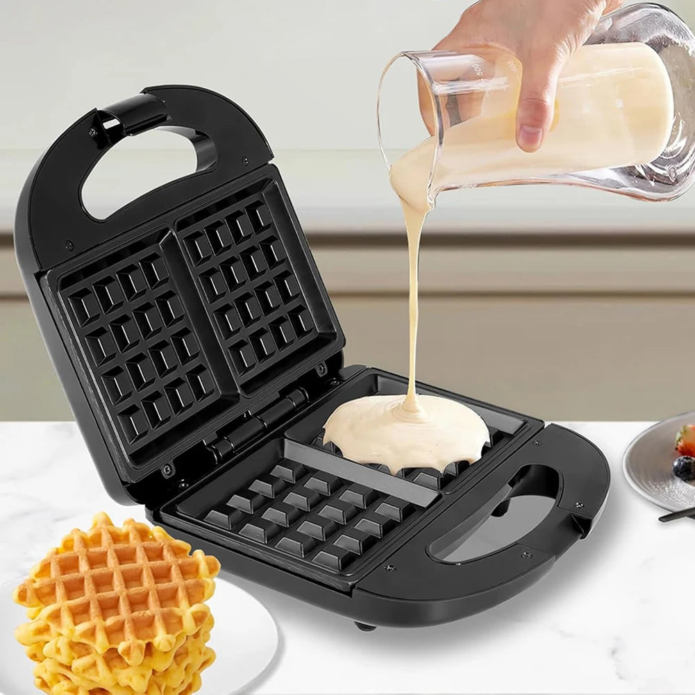 Waffle Maker Belgian Waffle Maker Non Stick Waffle Making Machine Anti-scalding Mini Waffle Maker Machine for Waffles Sandwiches