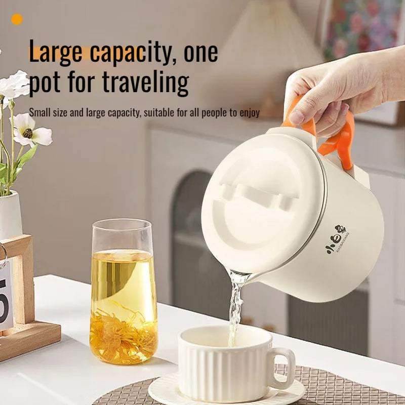 Home mini electric kettle folding outdoor travel portable insulation kettle small automatic electric hot water