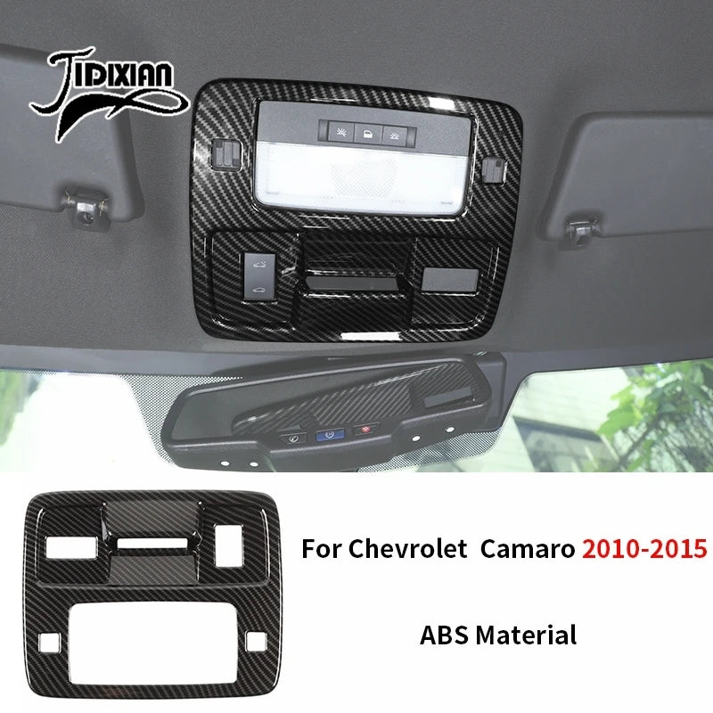 JIDIXIAN fit for Chevrolet Camaro 2010 2011 2012 2013 2014 2015 Car Interior Exterior Decoration Cover Carbon Fiber Accessories