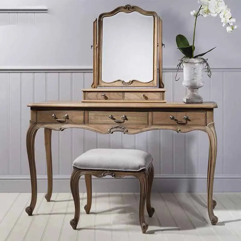 Modern Box Dresser Eithe Bedroom Mirror Stool Modern Women Wooden Dressing Table Makeup Luxury Large Comoda Pra Quarto Furniture