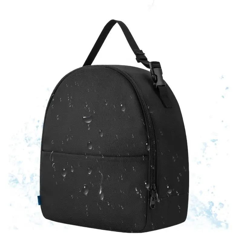 Small Tool Pouch Anti-Drop Cooling Fan Storage Case Electronics Protective Case Zippered Pouch With Adjustable Handle For Tools