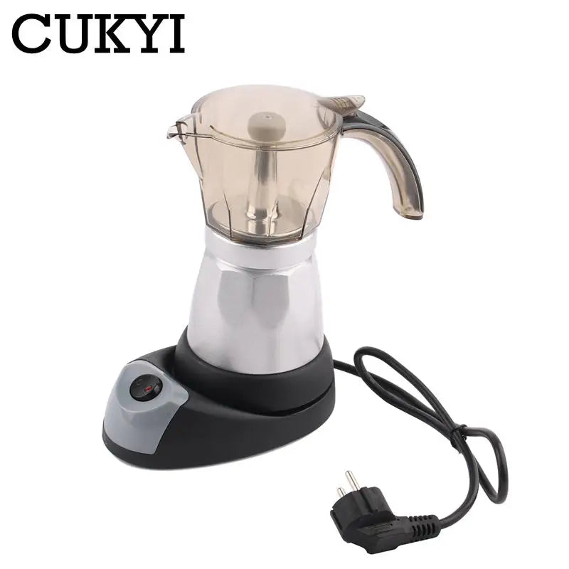 220-240V Coffee Percolators Italian Mocha Coffee Maker 150ml/300ml Stovetop Tool Filter Percolator Cafetiere EU