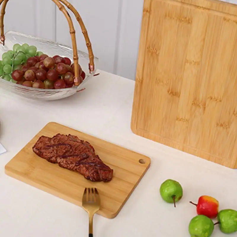 Kitchen bamboo cutting board large rectangular cutting board thickened solid wood cutting board fruit cutting board