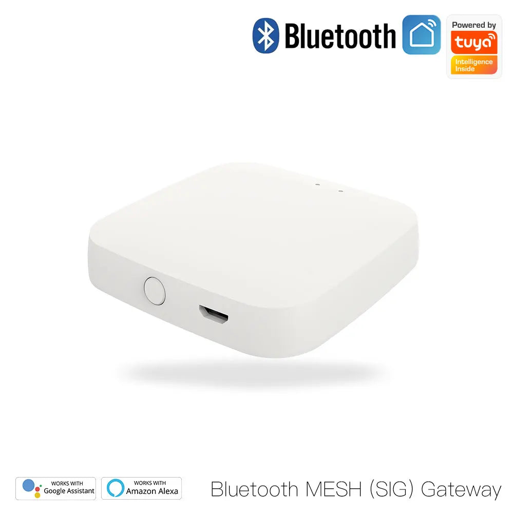 MOES Tuya ZigBee Wireless Gateway Hub Wired Multi-mode Bridge Bluetooth Remote Controller Mesh Smart Life APP Alexa Google Home