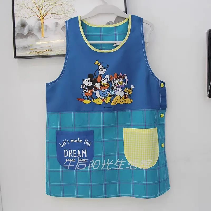 Miniso Hello Kitty Polyester Cotton Adult Apron Women Men Household Kitchen Product Avental De Cozinha Delantal Cocina