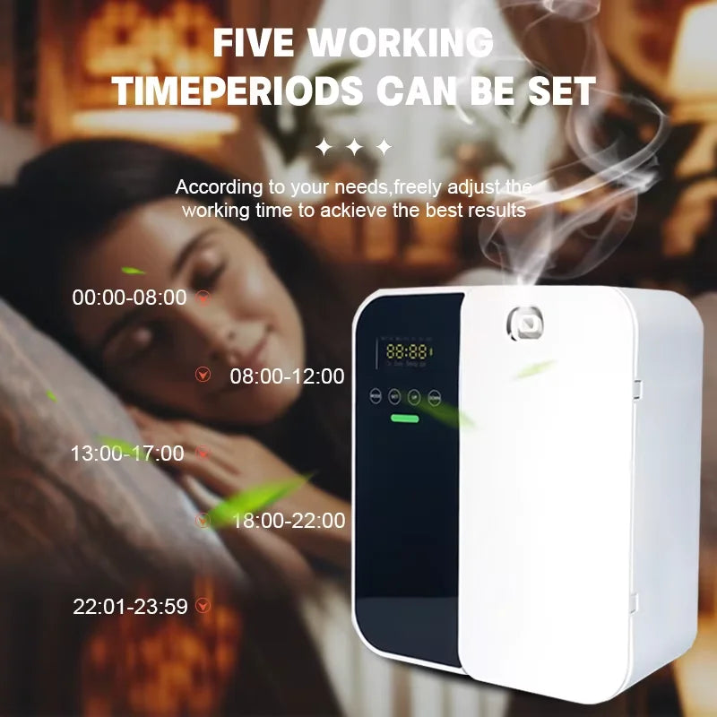 Waterless Diffuser Aroma Diffuser 1000m³ Electric Scent Machine Smell