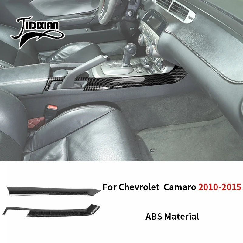 JIDIXIAN fit for Chevrolet Camaro 2010 2011 2012 2013 2014 2015 Car Interior Exterior Decoration Cover Carbon Fiber Accessories