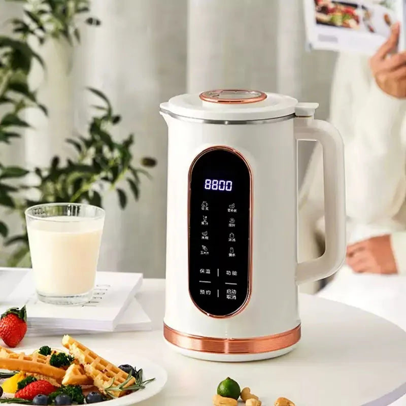 220V 1.5L Soybean Milk Machine 10-leaf Blade Breakfast Machine Electric Juicer Blender Mixer Wall Breaking Machine