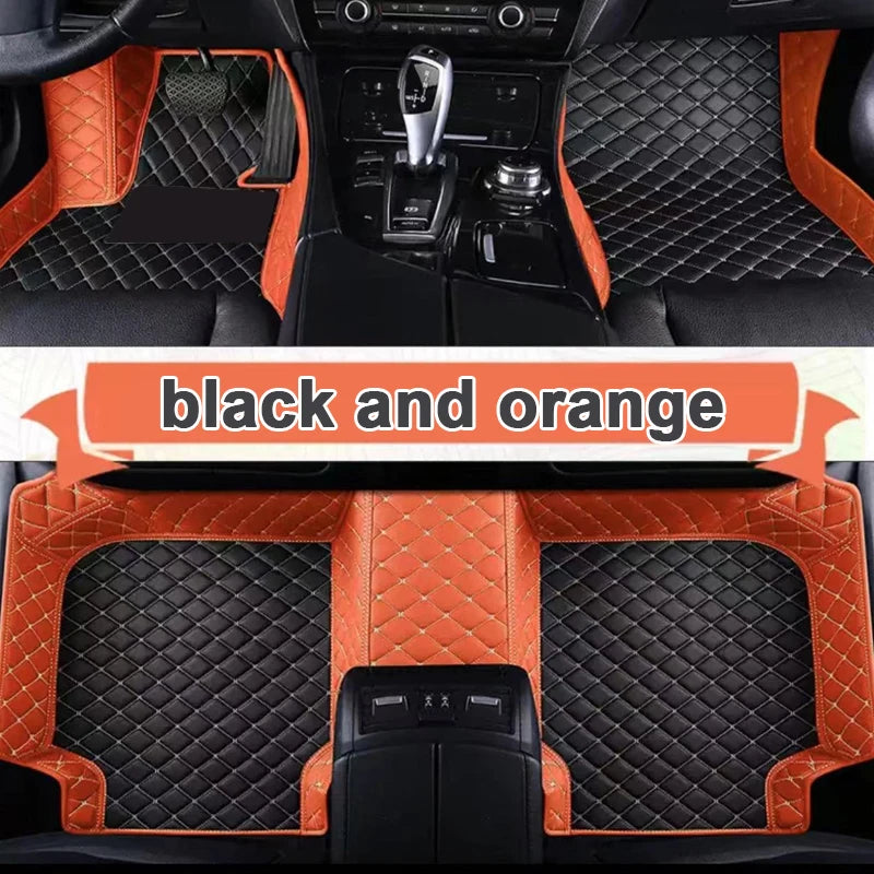 Car Floor Mats For Ford S-Max MK1 2006~2014 7seat Anti-dirt Pads Full Set Waterproof Floor Mat Non-slip Carpets Car Accessories
