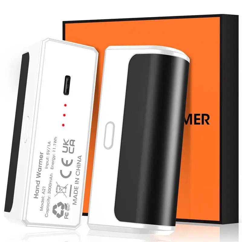 2Pack Magnetic Hand Warmer Split Type Fast Heating 2in1 Rechargeable Safety Portable 3Temperature Setting Warmer for Winter 2025