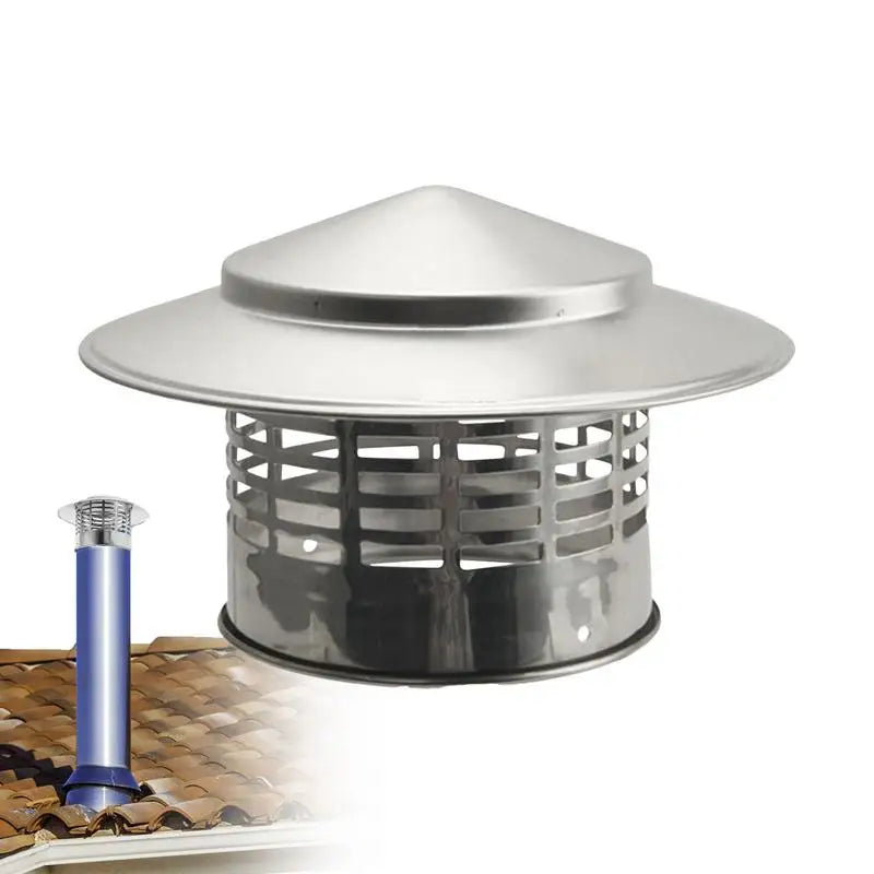 Stainless Steel Fireplace Chimney Caps Fireplace Roof Cover Home Supplies For Roof Rain And Bird Proof Fits All Sizes And Shapes