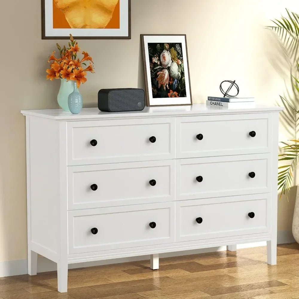 Modern Dresser for Bedroom, Dresser with Metal Handles, Dresser for Hallway, Entryway