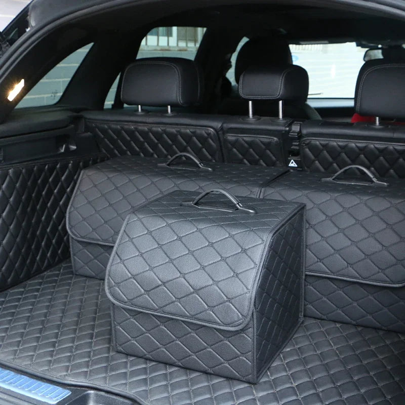 Multipurpose Collapsible Car Trunk Storage Organizer With Lid Portable Car Storage Bag Car Trunk Organizer