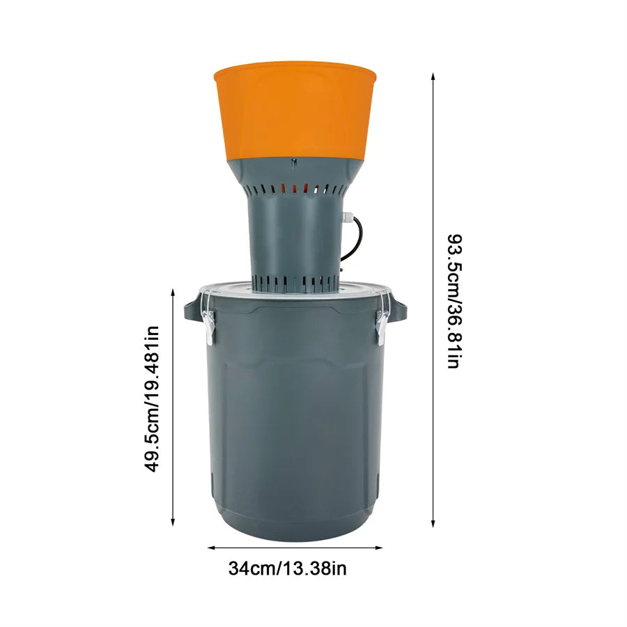 25L/50L/60L Electric Grain Mill Grinder, with 5 Sieves, Grain Grinder Mill, Electric Corn Grinder, Wheat Grinder