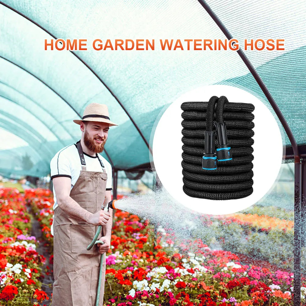 25FT-200FT Expandable Flexible Water Hose Car Wash Hose Water Gun Hose Garden Sprayer Gardening Watering Hose Irrigation Tools