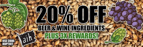 Get 20% off ingredients and 3x rewards. Use code HOPTOIT