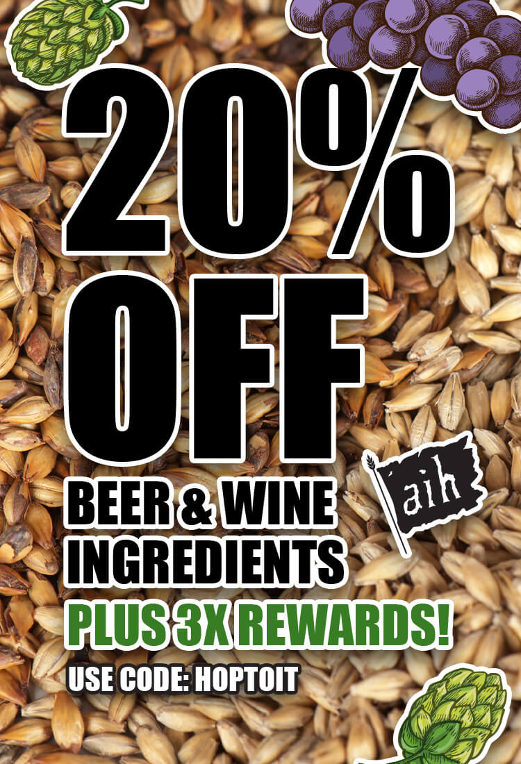 Get 20% off ingredients and 3x rewards. Use code HOPTOIT