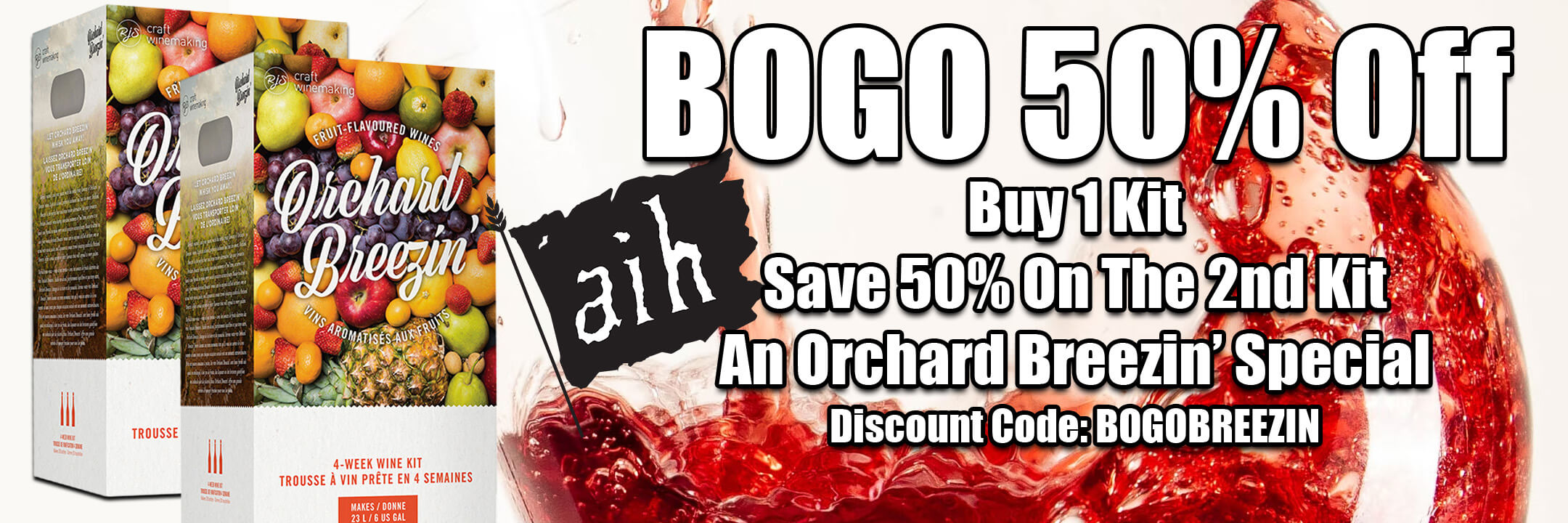 BOGO 50% Off: Buy 1 Kit, Save 50% on The 2nd Kit. An Orchard Breezin' Special