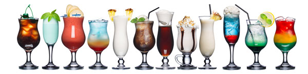 Picture of several cocktails