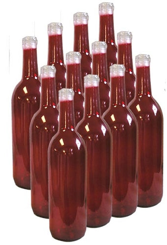 375 ml Clear Bellissima Wine Bottles, 12 per Case