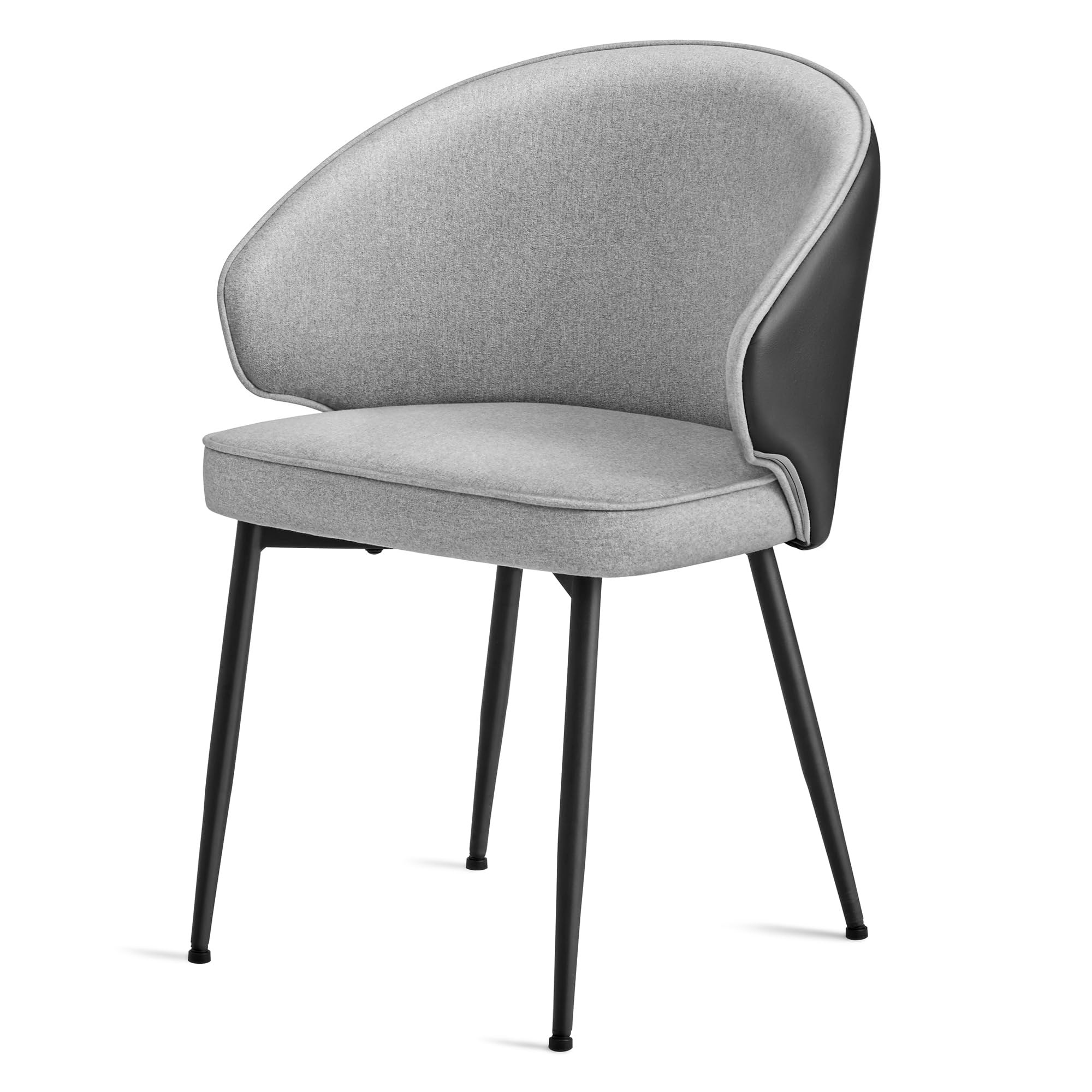 Billede af Moderne spisebordsstol i minimalistisk design - lysegrå