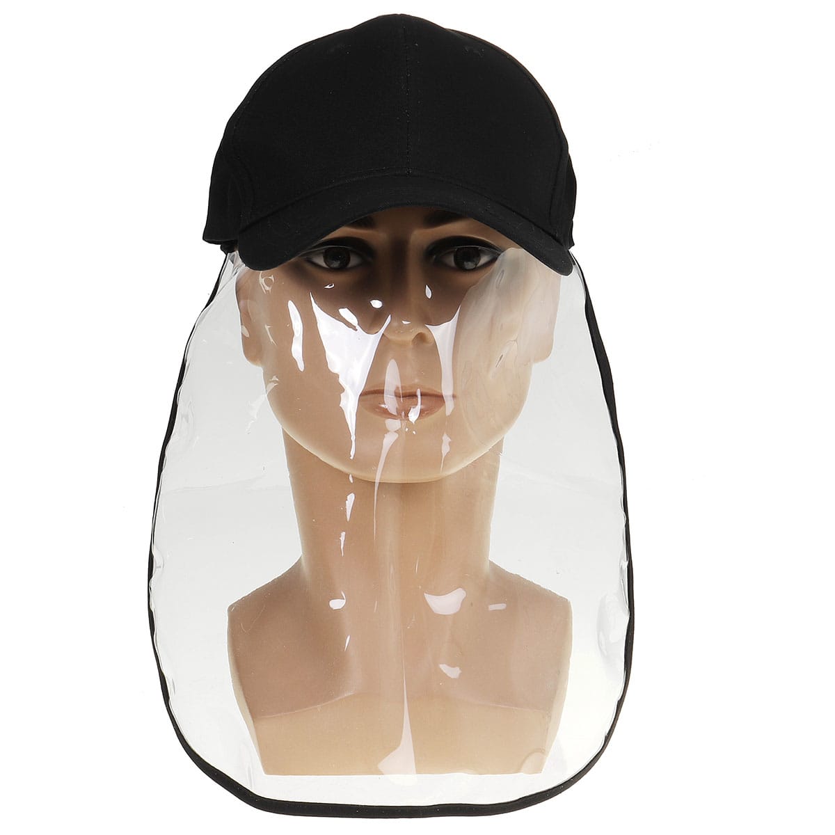 Clear Full Face Hat Waterproof Cover Mask Cap Shield