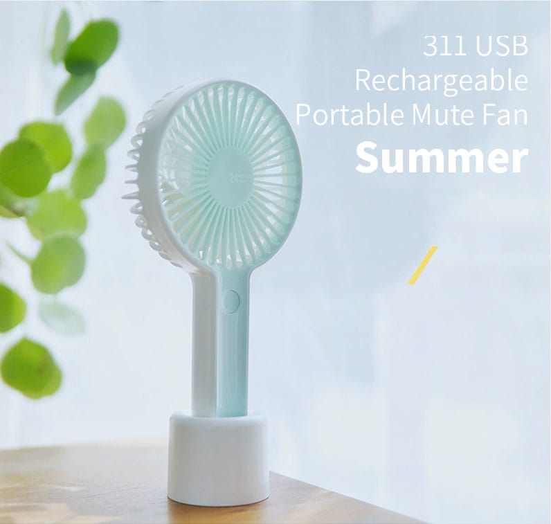 3life 311 Usb Rechargeable Portable Mute Mini Fan 2000mah