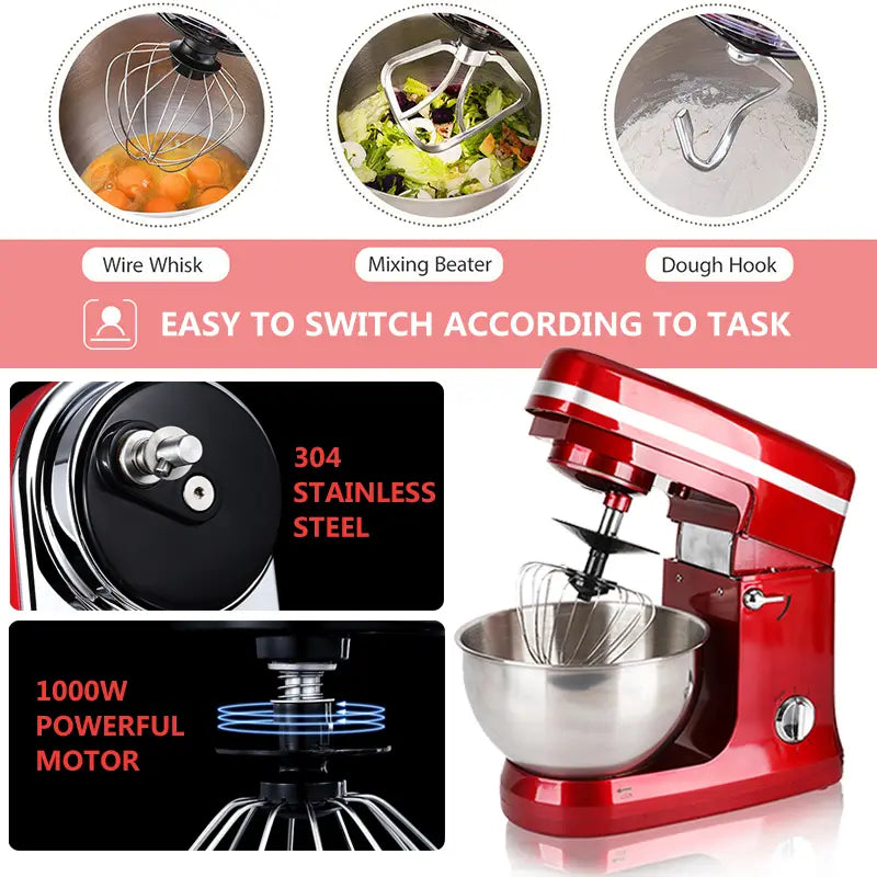 5l Multifunctional Electric Food Stand Blender Mixer