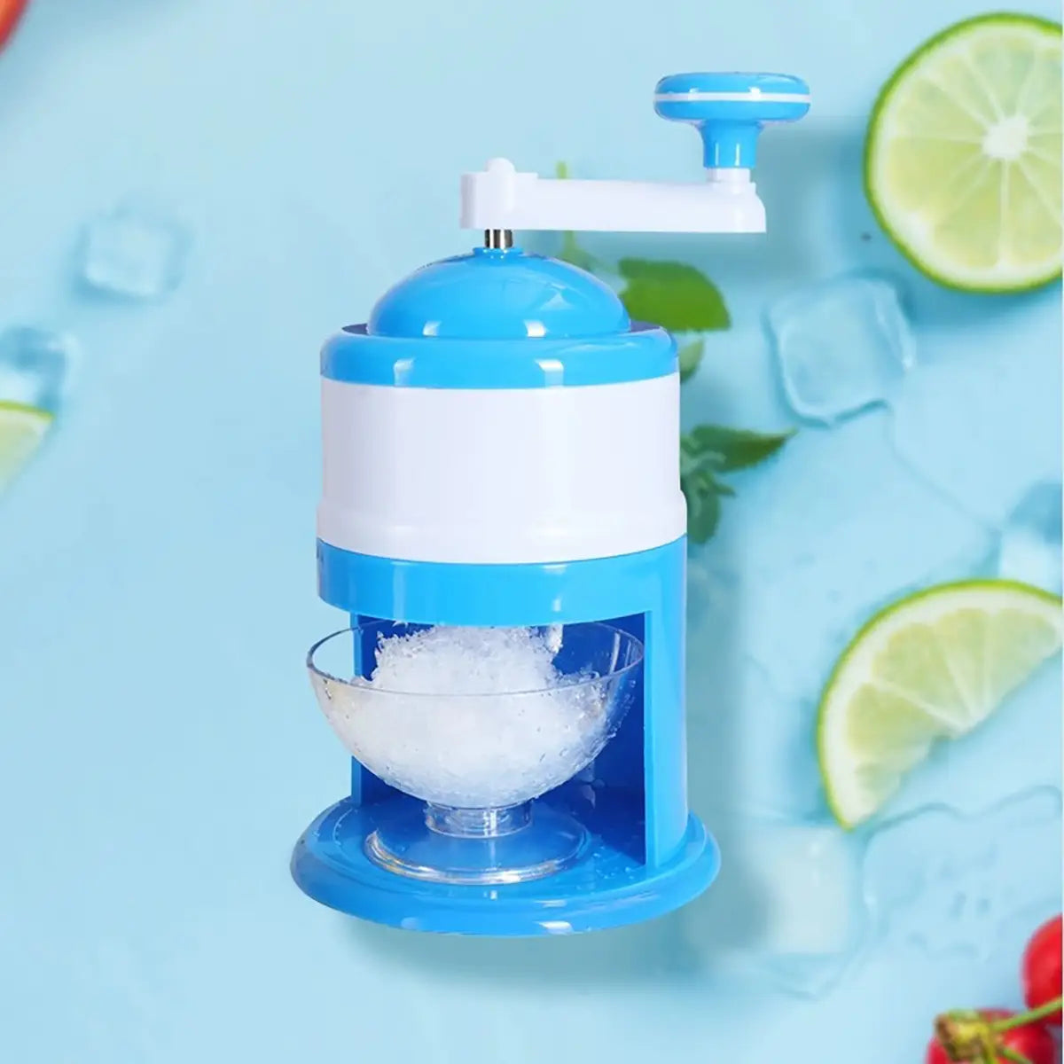 Electric Stainless Steel Ice Crusher Snow Cone Shaver Maker