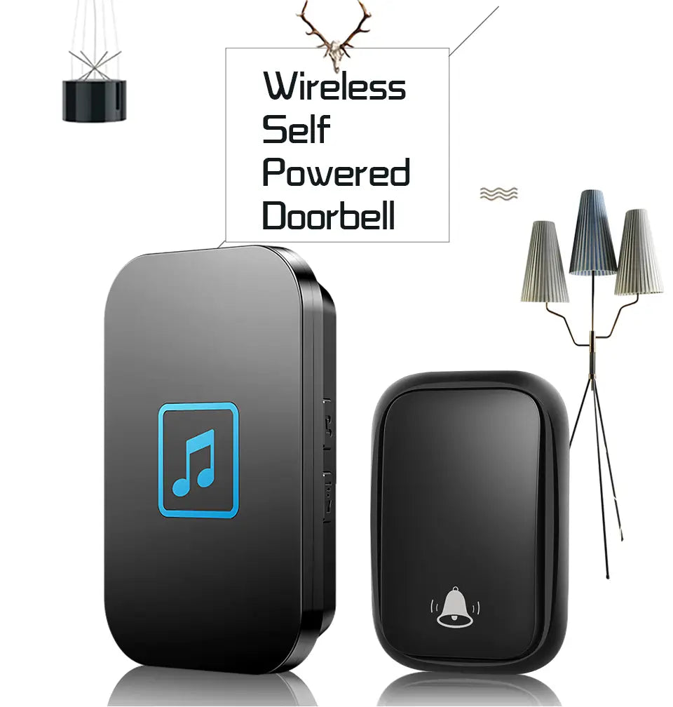 Cacazi Fa86 Self-powered Waterproof Wireless Doorbell 1