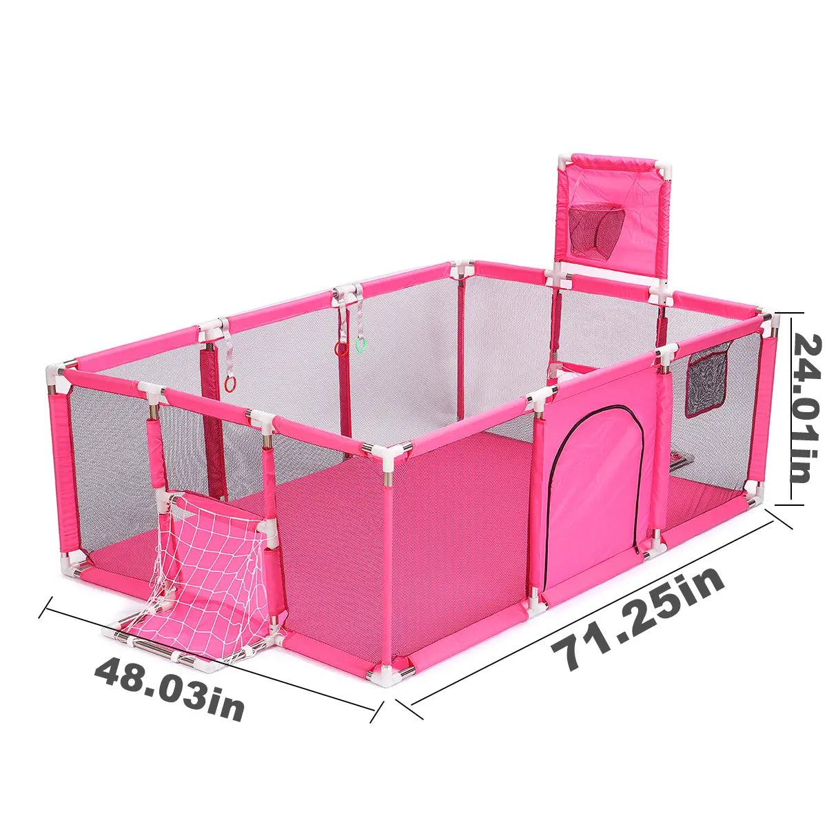 3 In 1 Baby Playpen Interactive Safety Indoor Gate Play