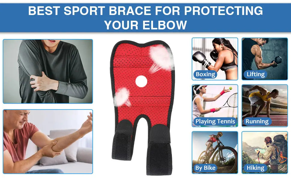 Adjustable Elbow Brace Breathable Neoprene Support
