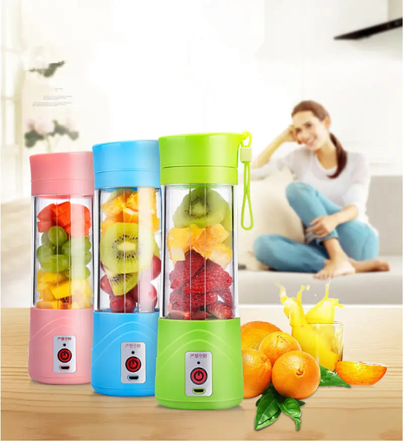 Portable Electric Juice Cup Usb Fruit Juicer Handheld