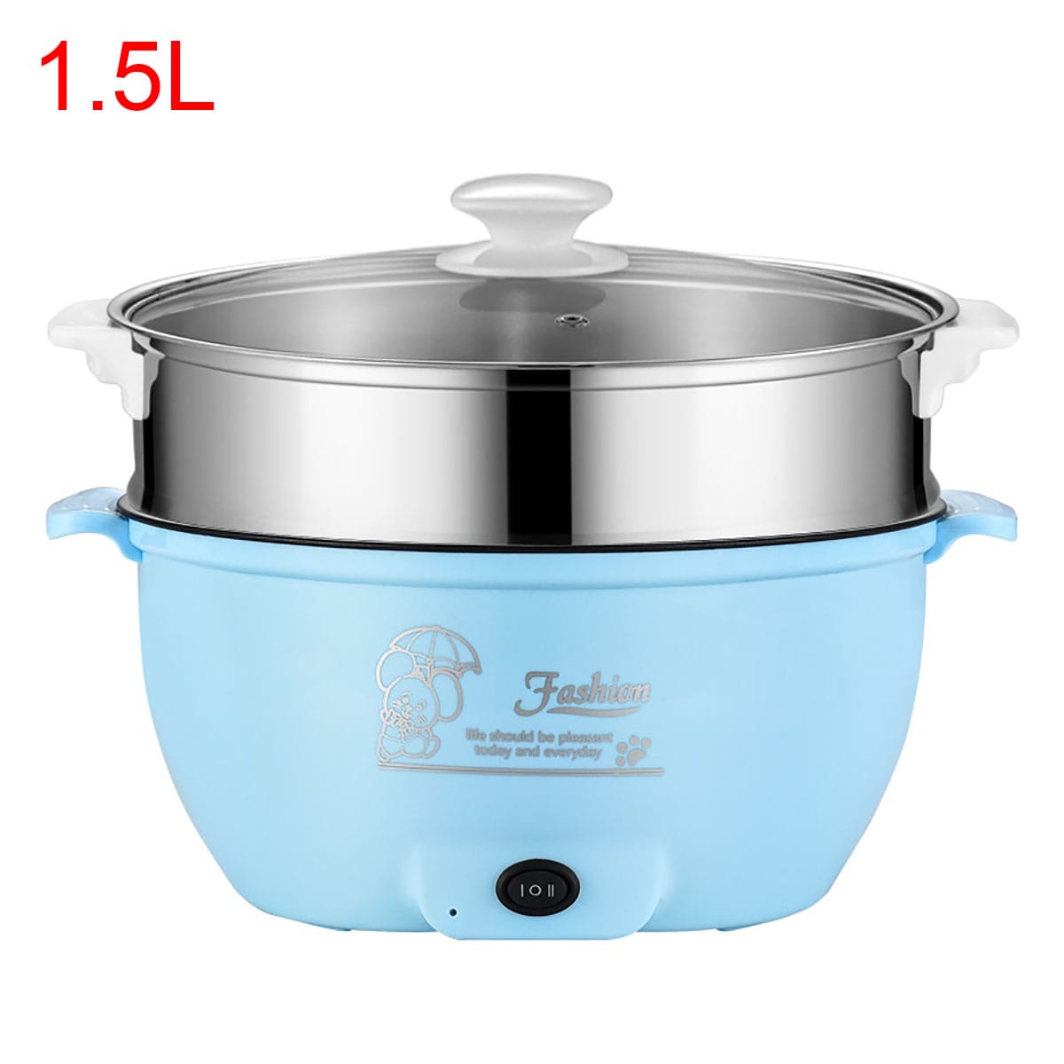 1.5L/3.0L Electric Cooking Non-stick Pan 800W/1000W Mini