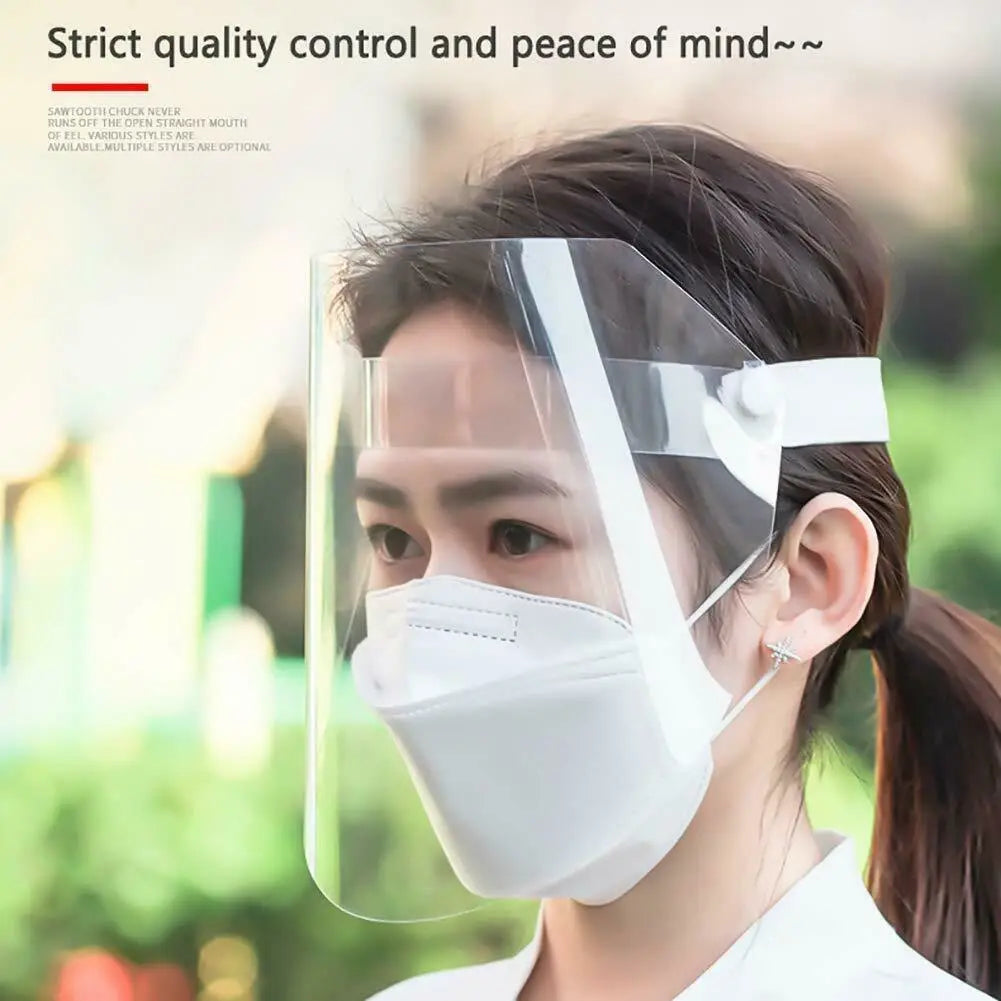 Full Face Mask Shield Clear Flip Up Visor Safety Protection
