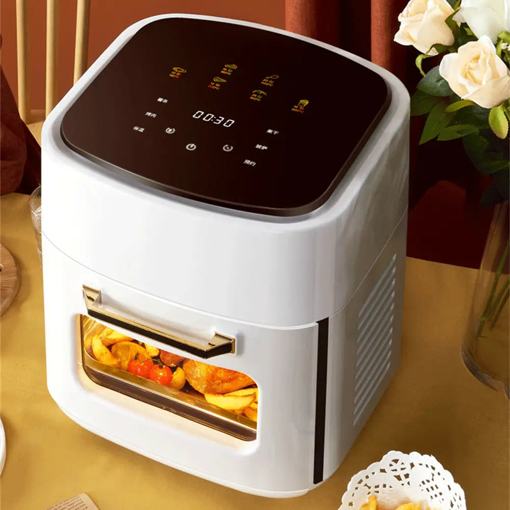 Af5 1400w 220v 15l Air Fryer 360 Surround Heating Digital