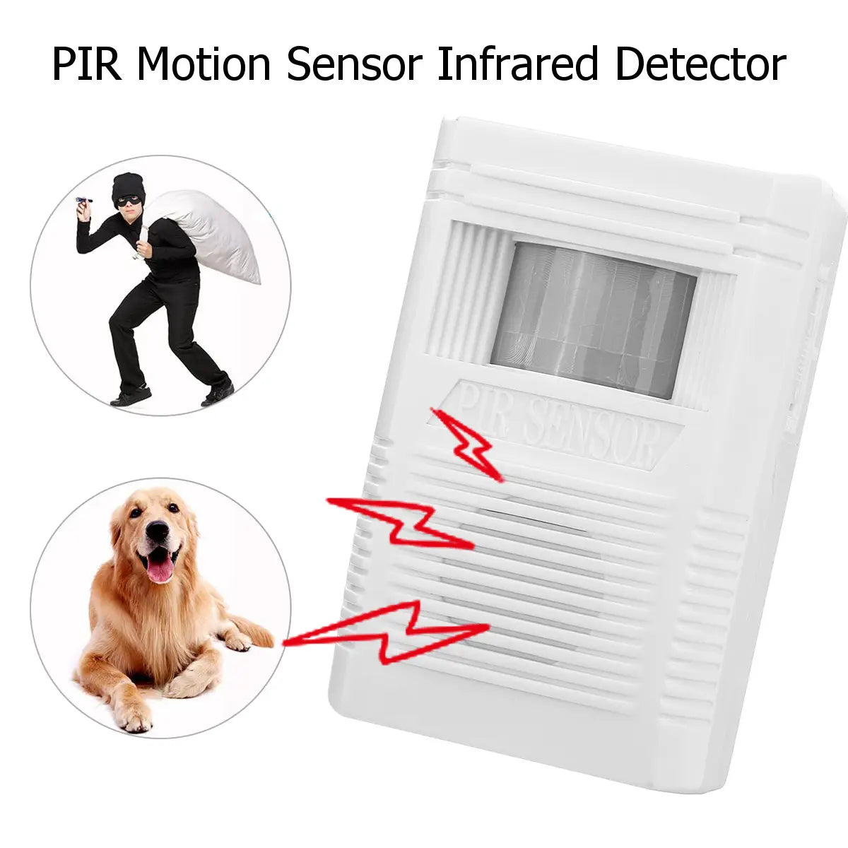 Wireless Pir Motion Sensor Burglar Alarm Ir Security System