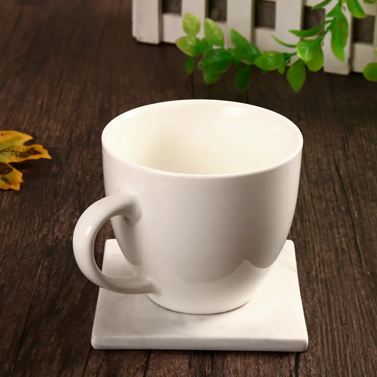 Marble Ceramic Texture Cup Mat - Anti-slip Drink Holder