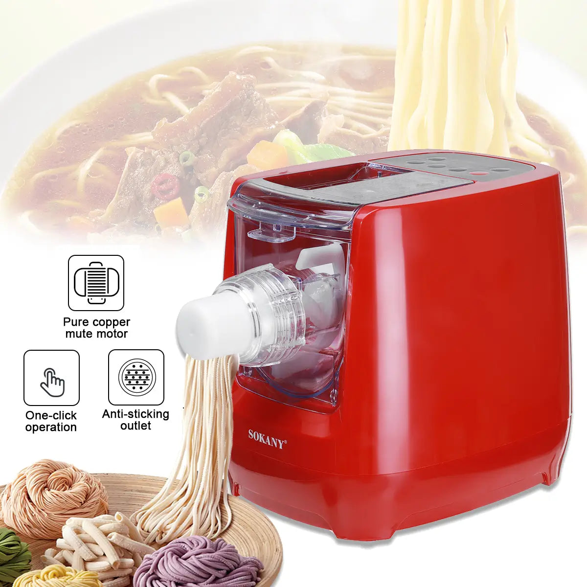 Household Multifunctional Automatic Pasta Maker Vegetable
