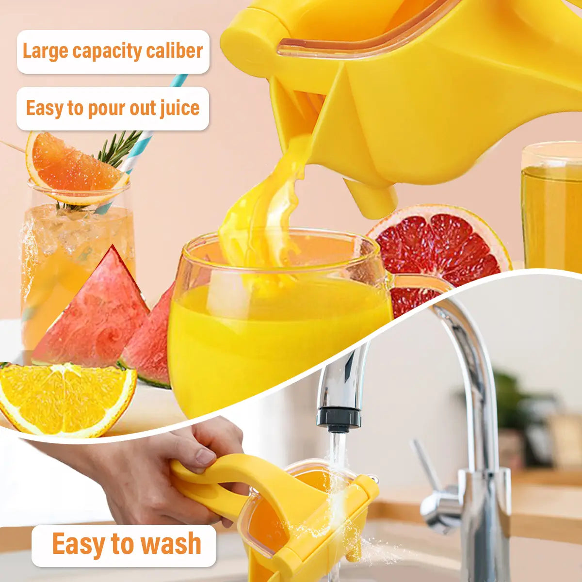 Anti-drip Fruit Juicer Removable Easy Clean