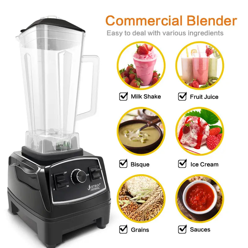 Professional Blender Mixer - 2200w Juicer