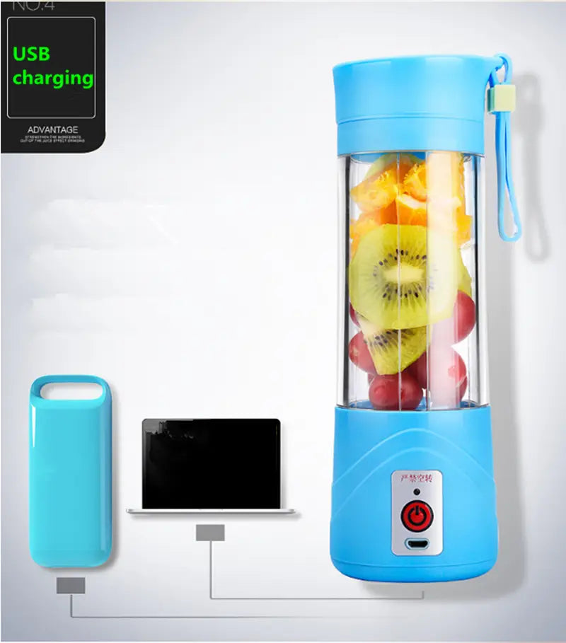 Portable Electric Juice Cup Usb Fruit Juicer Handheld