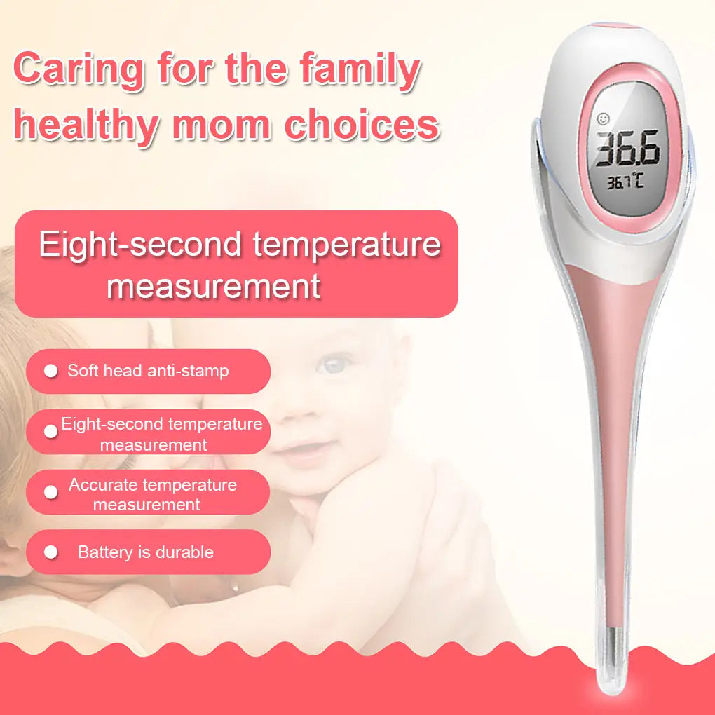 8 Seconds Fast Oral Lcd Thermometer Armpit Underarm Body