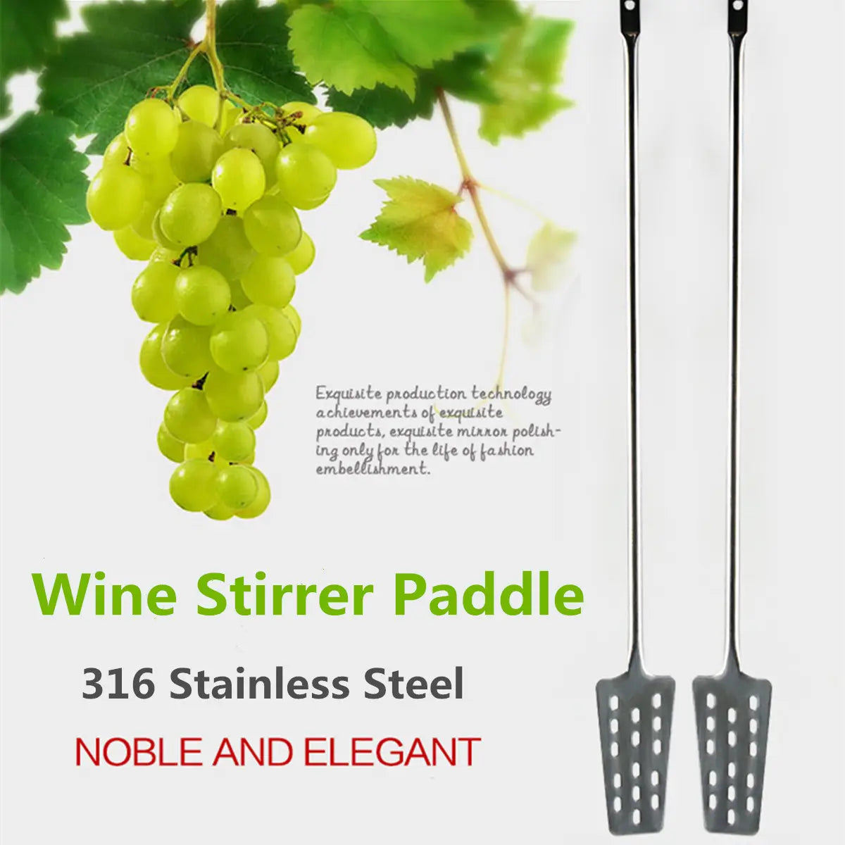 Stainless Steel Wine Stirrer Paddle - Making Tools