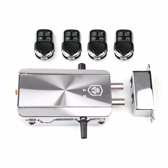 Remote Control Door Lock Wireless Anti-theft Automatically