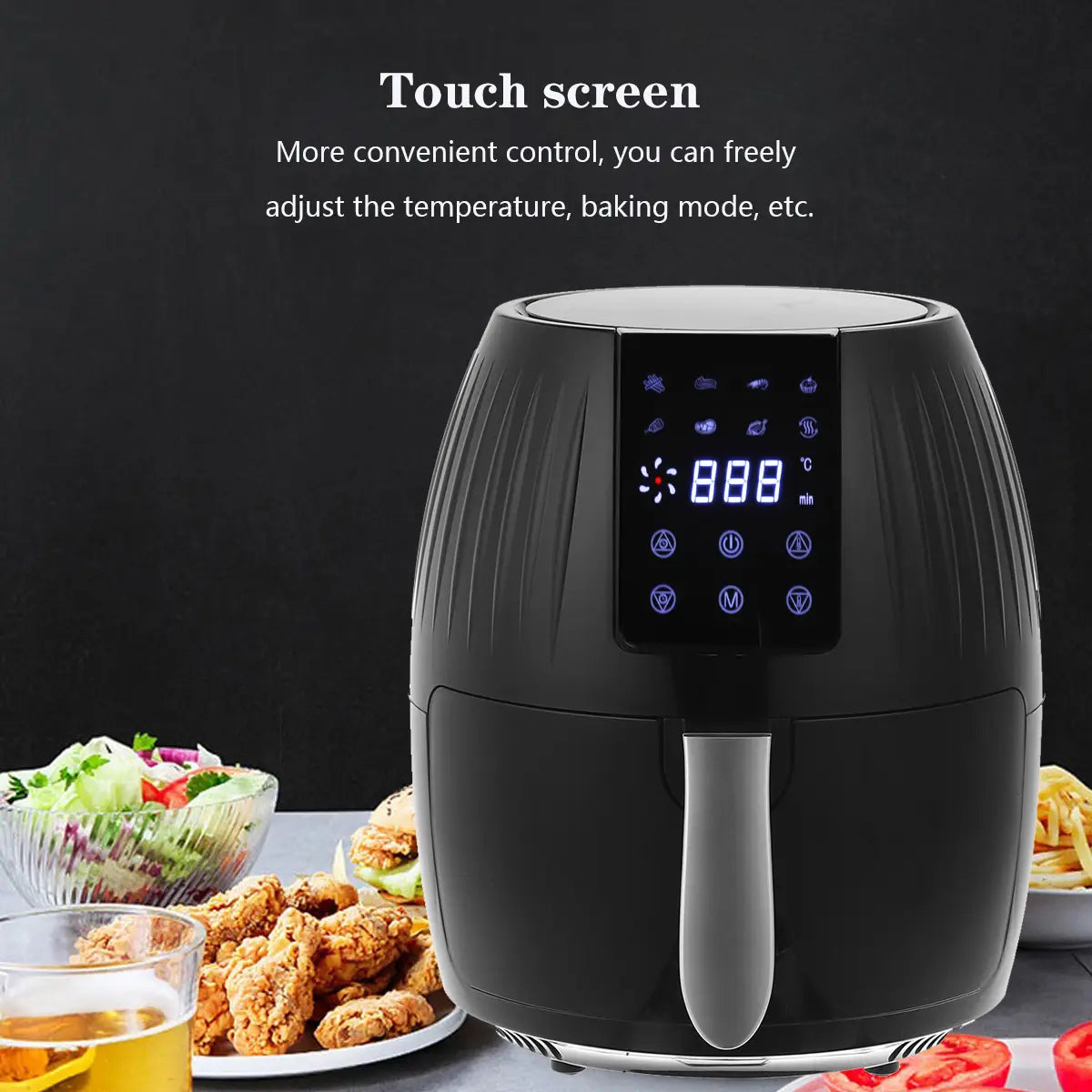 Electric Hot Air Fryer - 5.5l Oilless Cooker