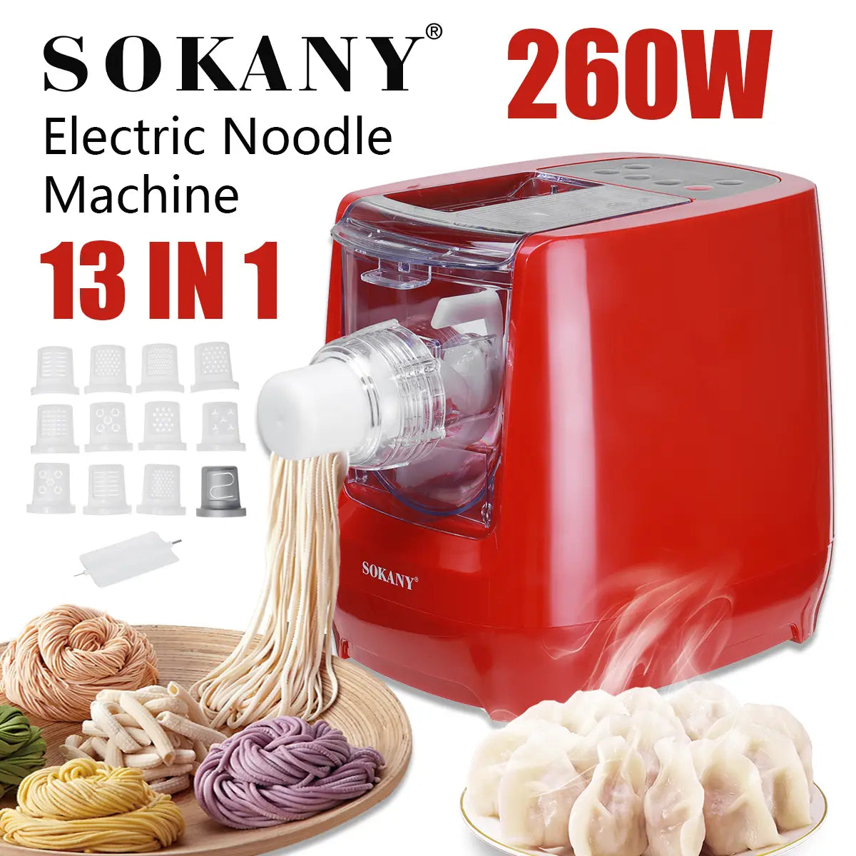 Household Multifunctional Automatic Pasta Maker Vegetable