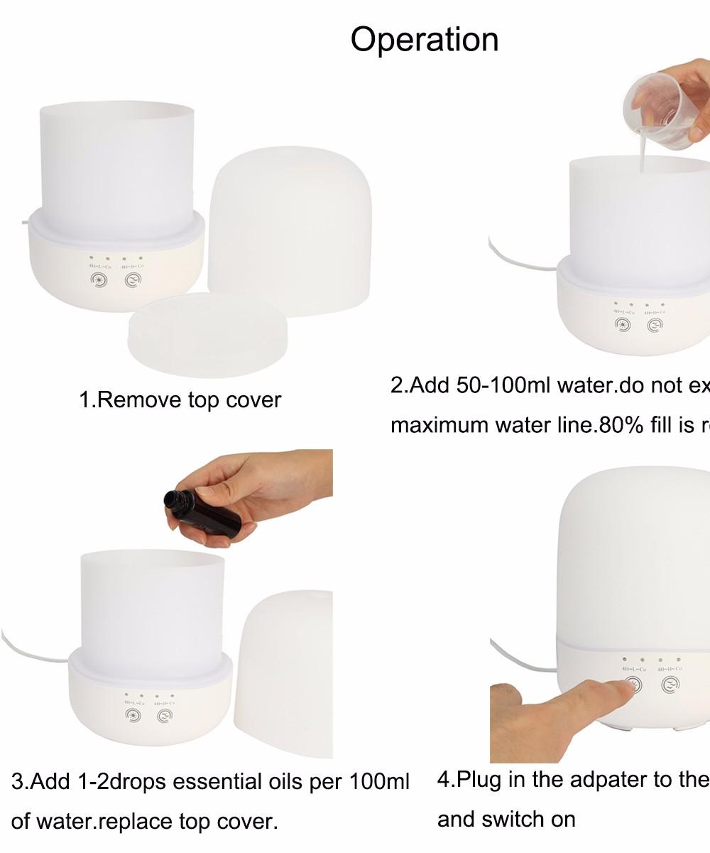 Outerdo Cast-300a Aroma Diffuser Humidifier 4.5w 100ml Water