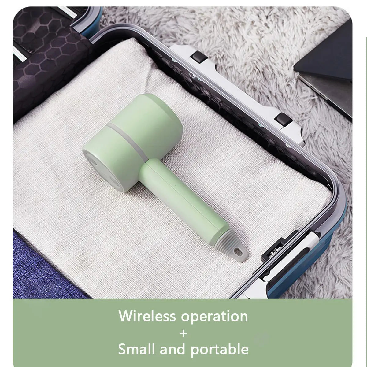 Wireless Hand Mixer 3 Speeds Double Stirring Head Design