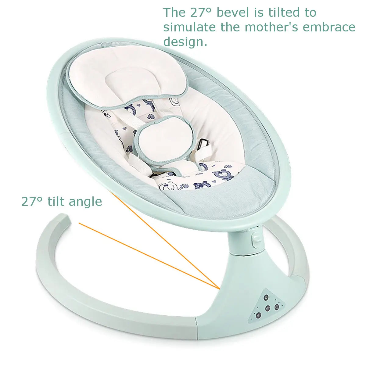 Bioby Baby Swing Bouncer Chair, Multi-function Music